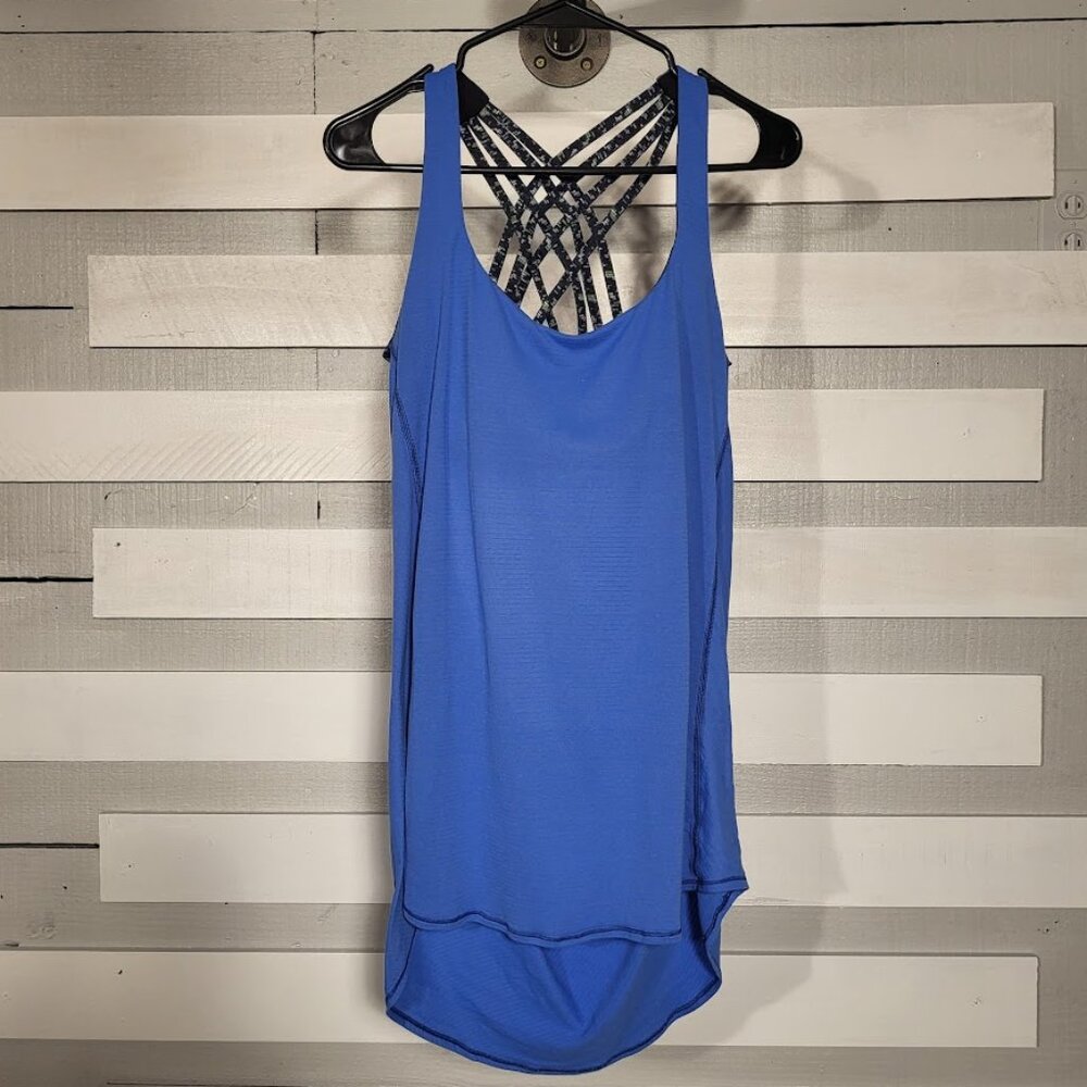 Lululemon Wild Tank - Pipe Dream Blue - Digi Pixie Caspian Blue Black